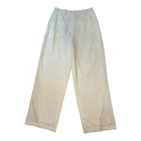 NEW Sancia High-Waisted, Wide-Leg Sorella Pants Cream Size Small‎ NWT - Picture 2 of 8